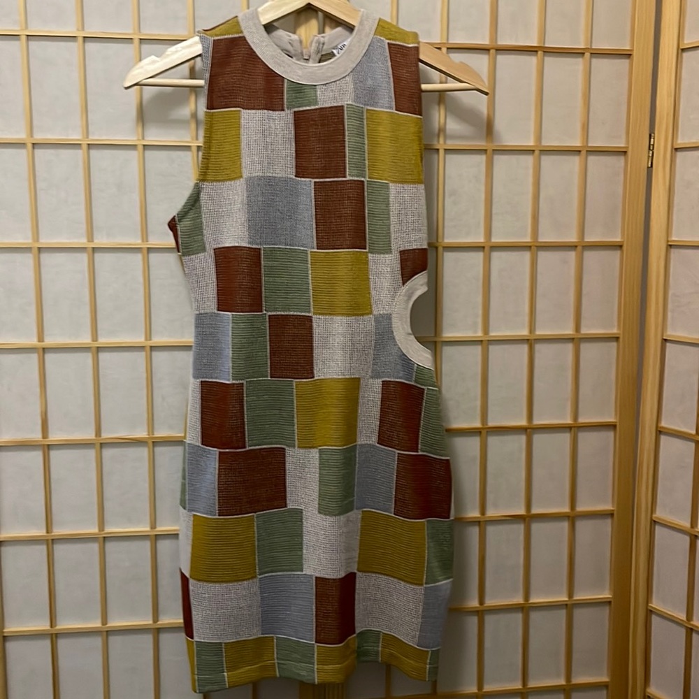 Zara Pattern Block dress
